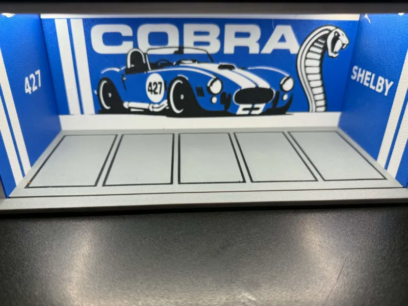 Garaje Shelby Cobra para Coches de Fundición