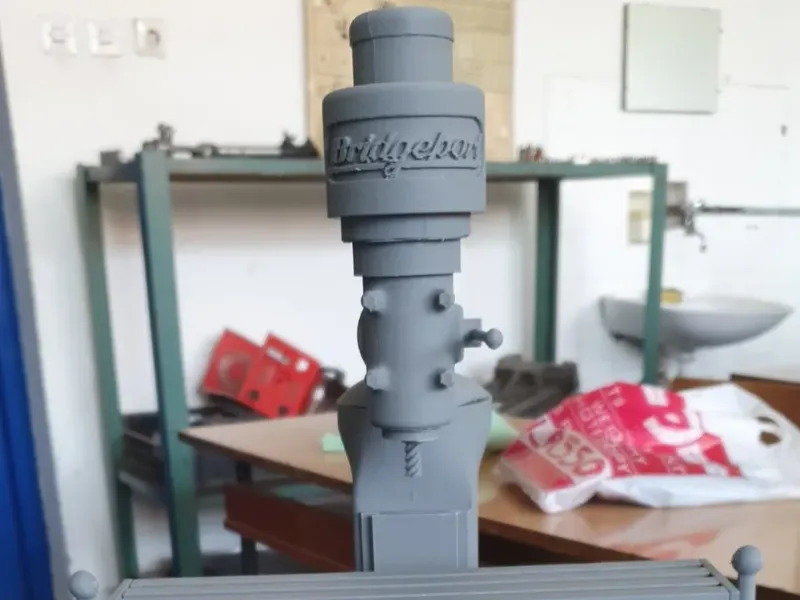 Bridgeport mill model - all three axis moveable
