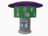 Cornetronix C-910 electromechanical siren-0