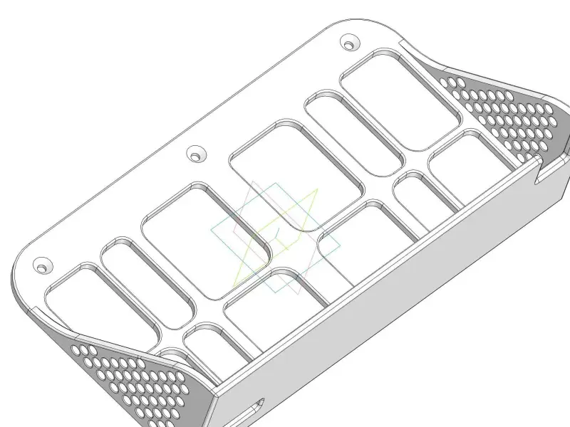 Кронштейн крепления XBOX Series S на стену.