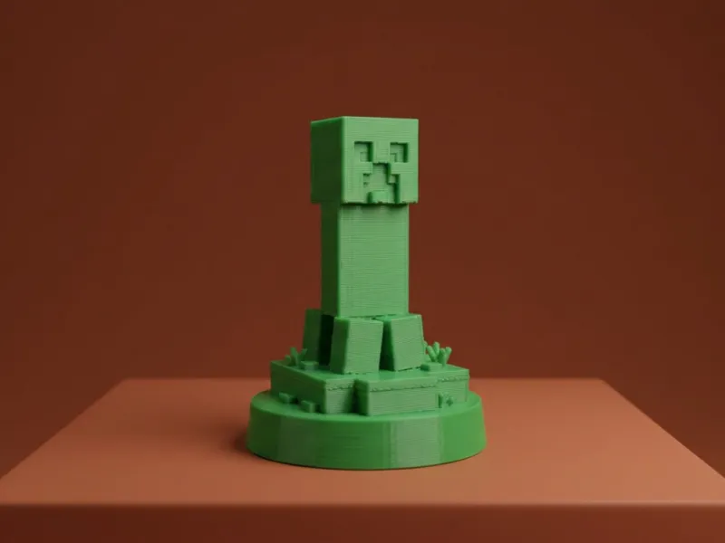 Minecraft Creeper Mob Figurine
