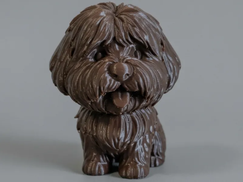 Impressão 3D de Bobtail Fofo – Estatueta de Old English Sheepdog