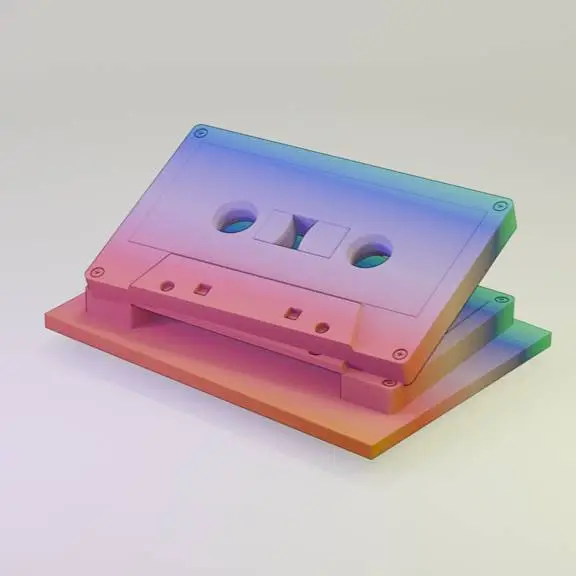 Cassette pencil holder (for boomers)