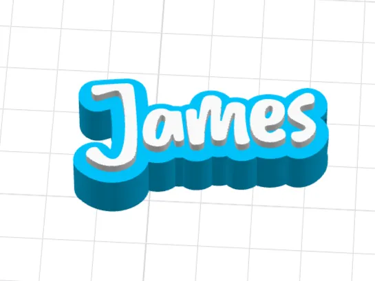James pencil topper