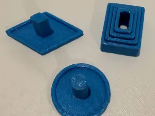 Concentric sliding shape puzzles for little ones