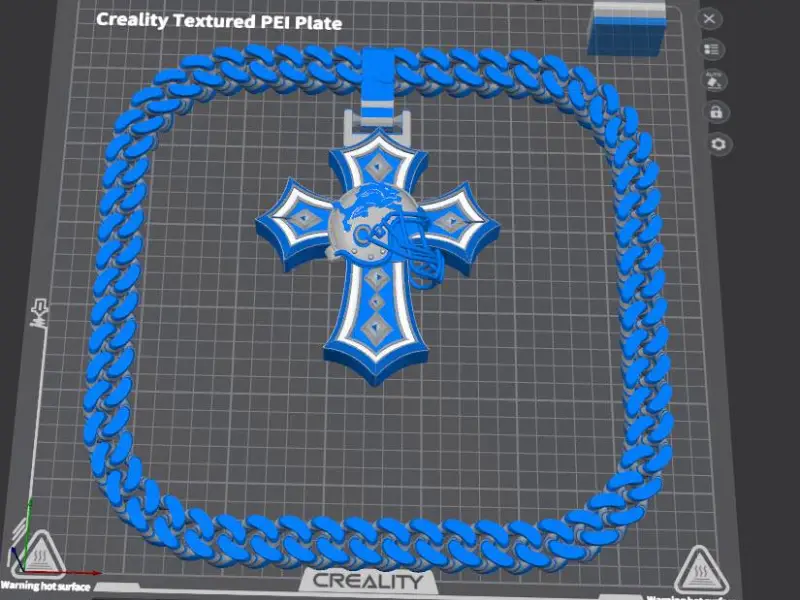 DETROIT LIONS CROSS