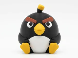Bomb - Angry Birds - Toy - Keyring - Charm - Support Free