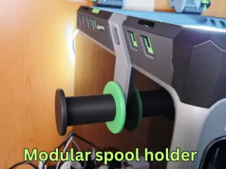 Modular spool holder for K2 D3P Riser LITE