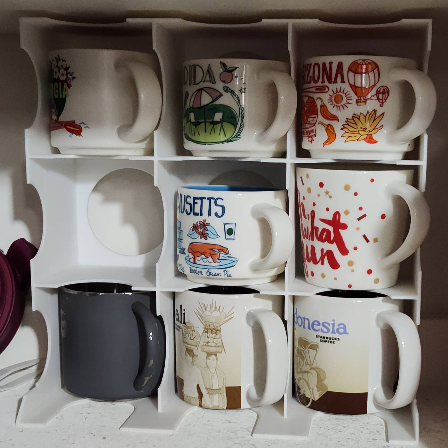 Espresso Cup Shelf (2 1/2" x 2 1/2" Max Cup Size)