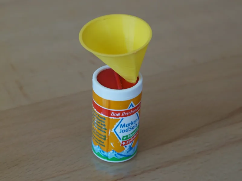 Refill Funnel for Mini Salt Shaker | Trichter | Nachfüllen