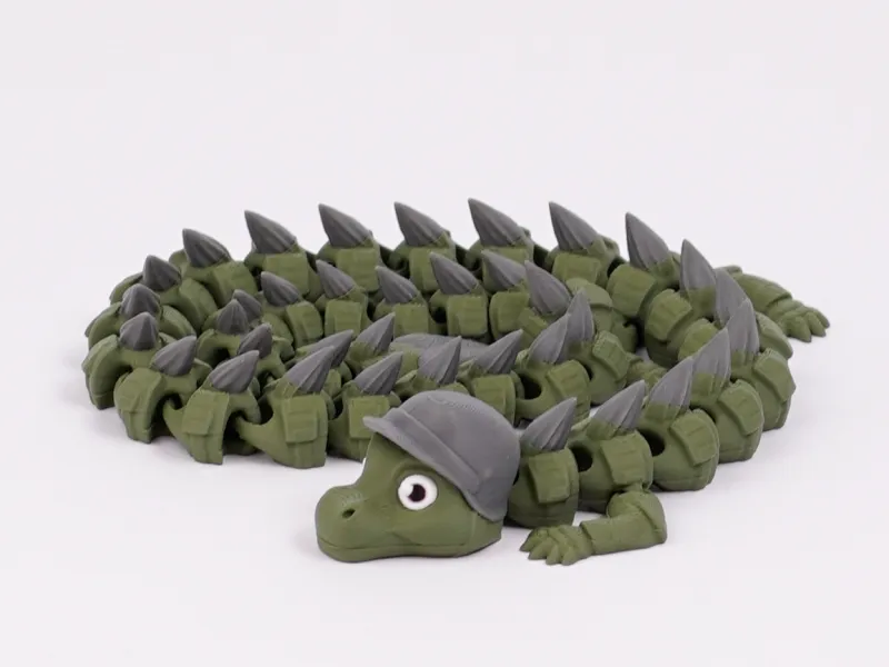 Articulated Soldier Veteran Dragon | Flexi Print