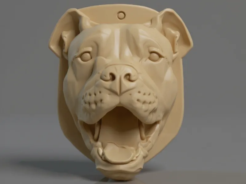 Pitbull head key hook