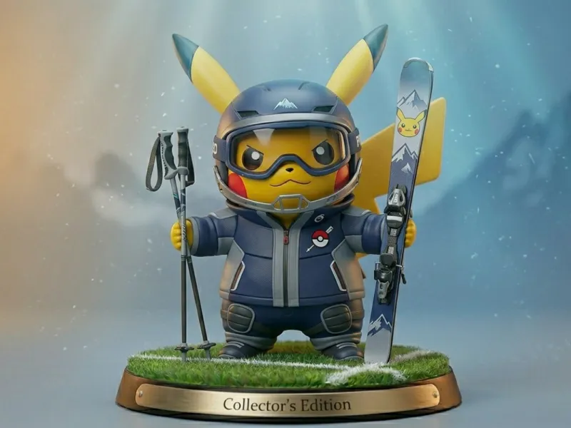 Esquiador Pikachu