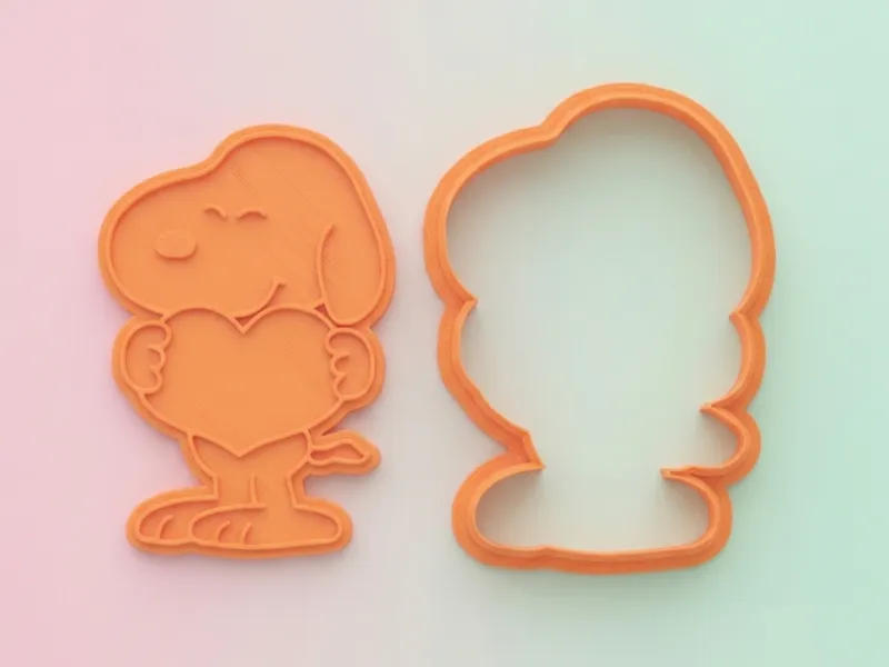 Snoopy cookie cutter
