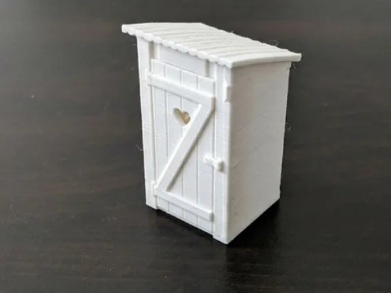 wooden latrine