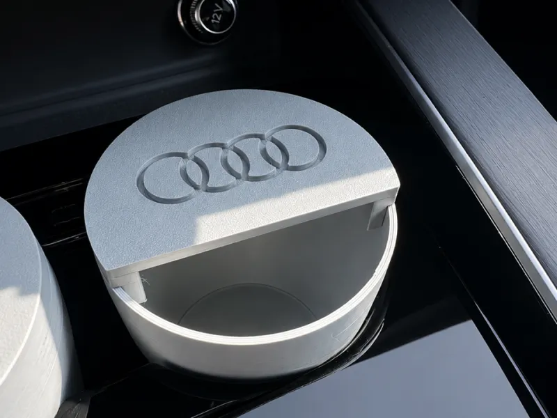 Audi Coin Holder Cup Mount A4 A3 A5 A6 A8 3/4 cap