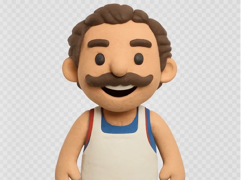 Luigi Primo Pizza Wrestler