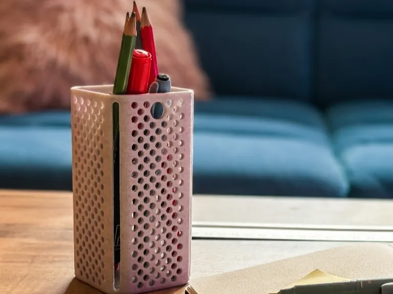 Perforated Pen Holder