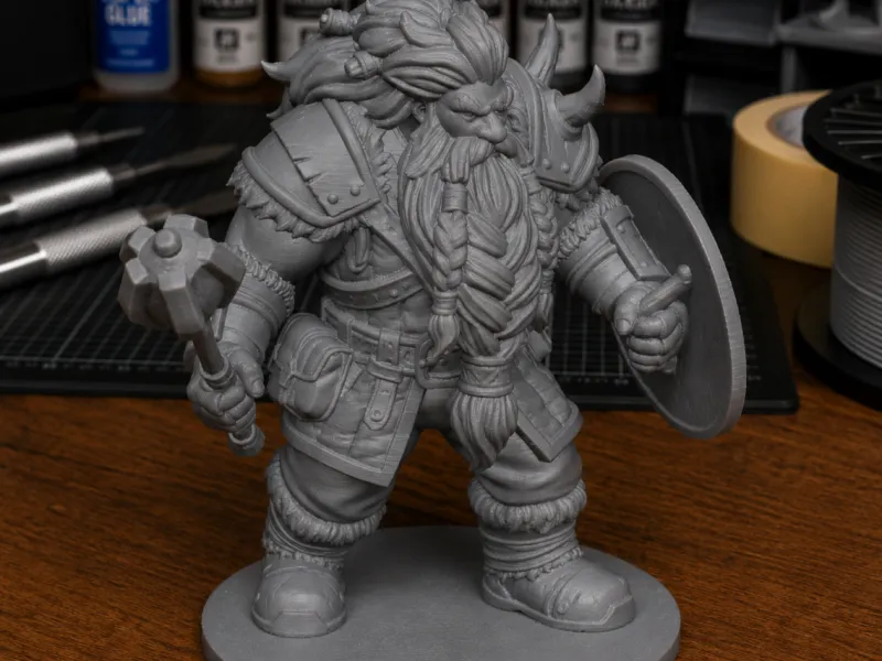 Shield Master Dwarf V2 for DnD - Magic Series