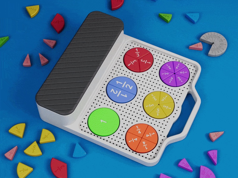 Fraction Master Learning Kit | Support-Free Montessori Toy