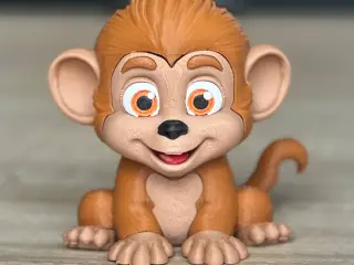 Friendly cute Monkey (multipart)