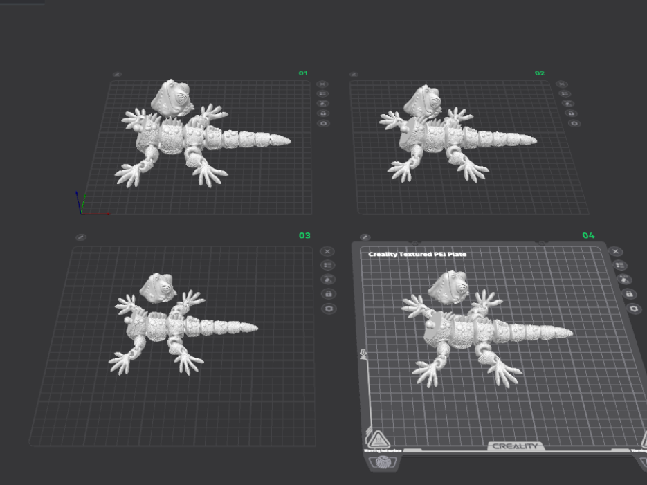 Iguana Figurine - Miniatures - PLA - 3D printed product - фото 3