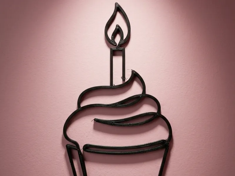 Wall Art Pastelito Cupcake