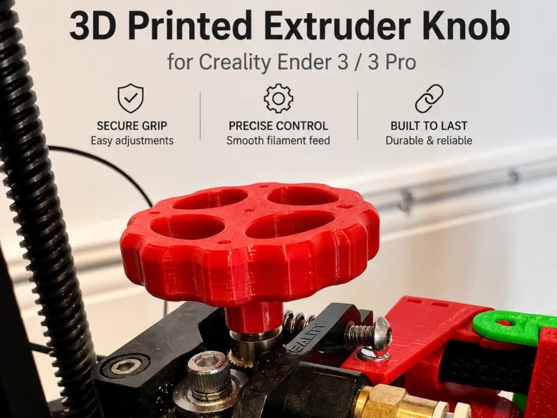 Creality Ender 3 pro extruder knob