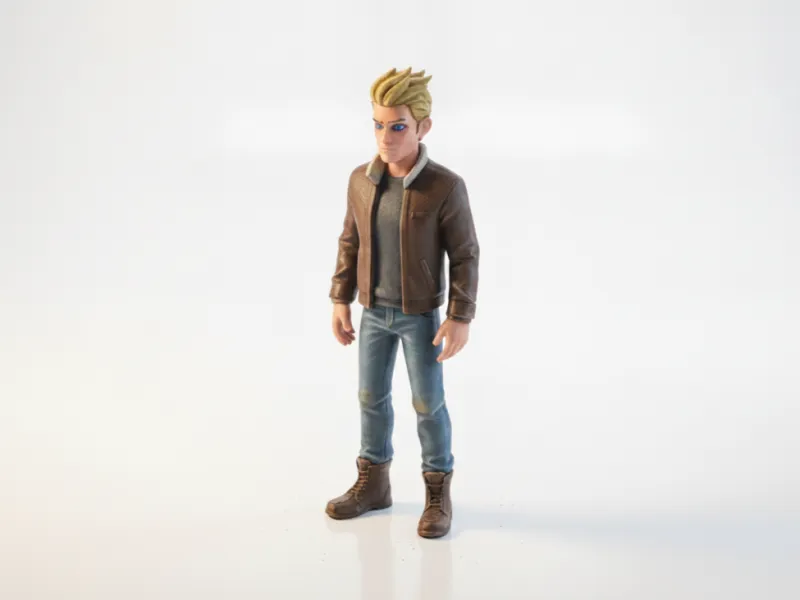 Stefan Salvador Figurine Filme & TV 3D-druckbar