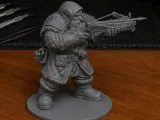 Crossbow Hunter Dwarf for DnD - Magic Series-0