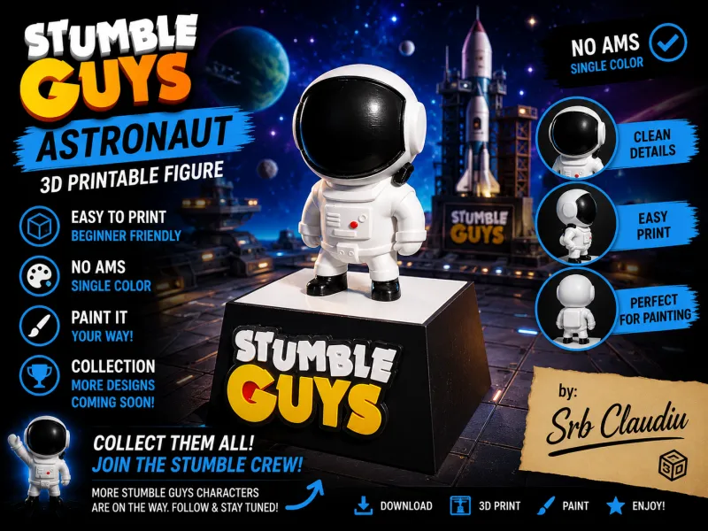 Astronauta do Stumble Guys