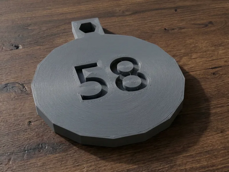 58 Numaralı Etiket
