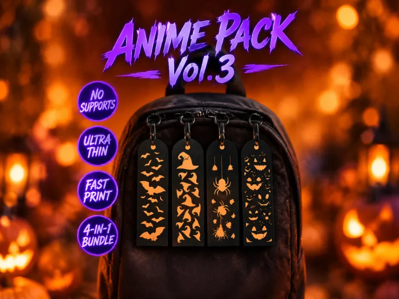 Anime Halloween Bag Strap Pack (4-in-1) Volume 3