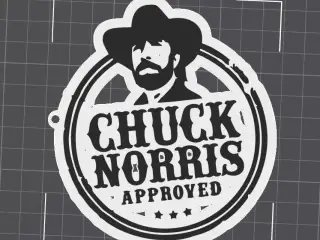 Chuck Norris Approved - keychain