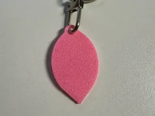 Elegant Leaf Keychain