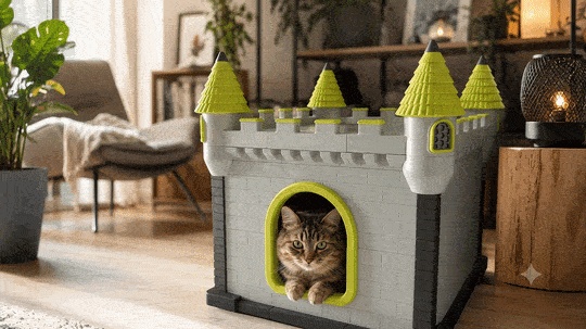🏰 Castle Cat House – The 3D Printed Kingdom for Your Cat !