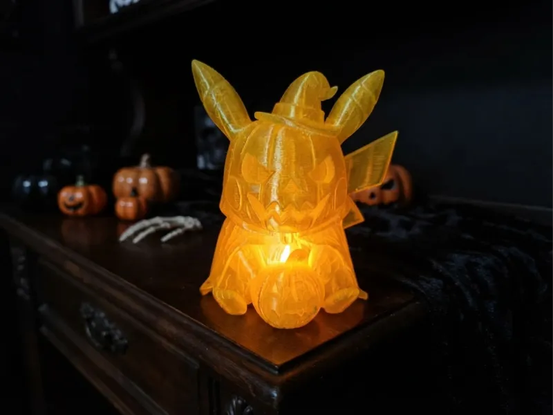 Pikachu Halloween Figure Pokemon LED Tealight
