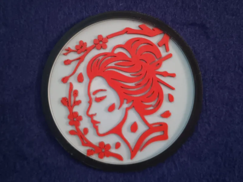 Asian Woman Coaster