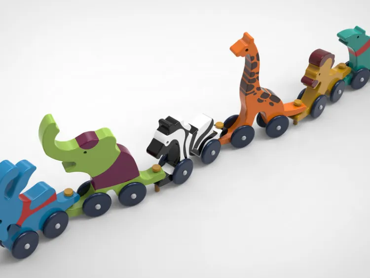 Kleine Tier-Eisenbahn