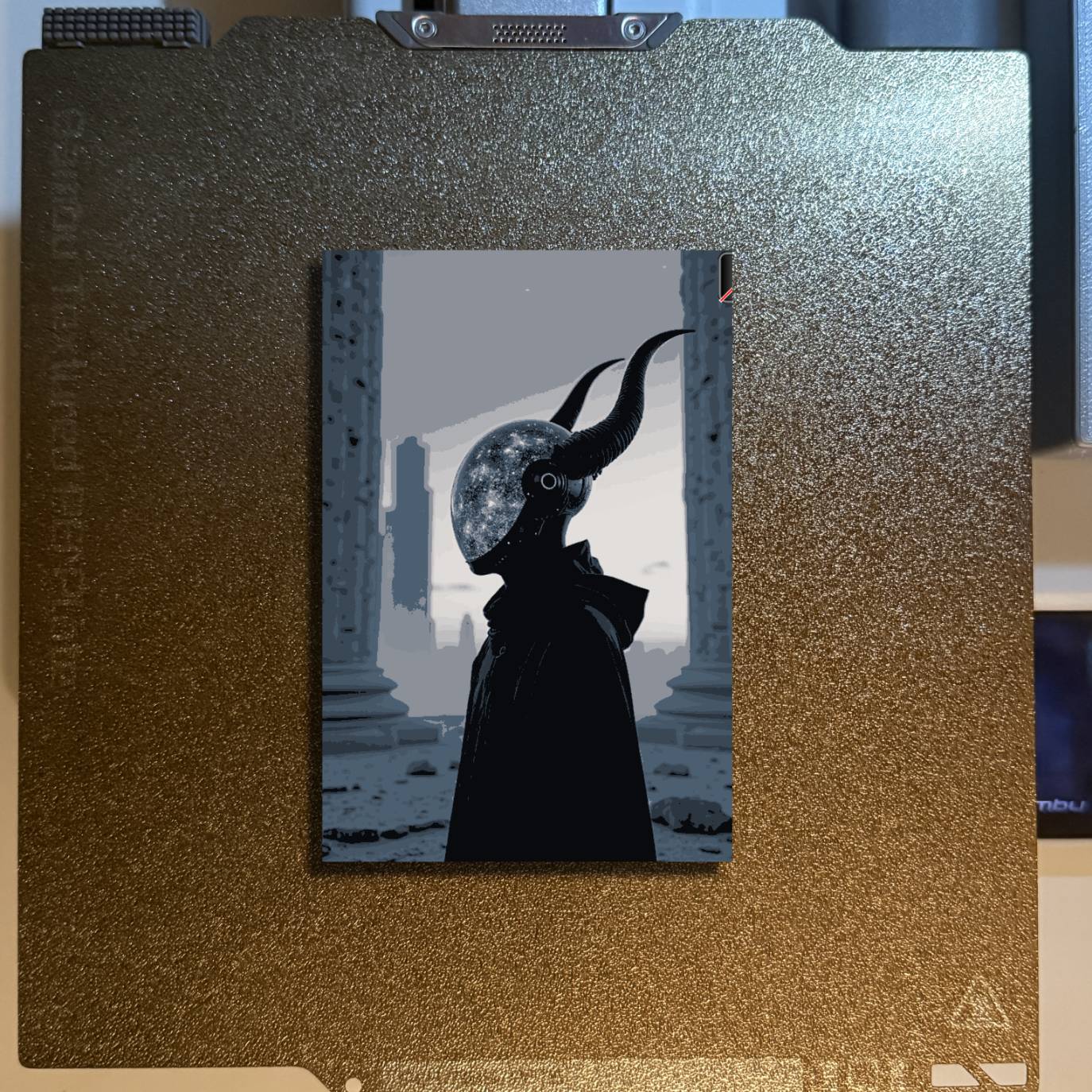 3D Printer Files | 3MF File | Horned Devil Hueforge | Creality Cloud