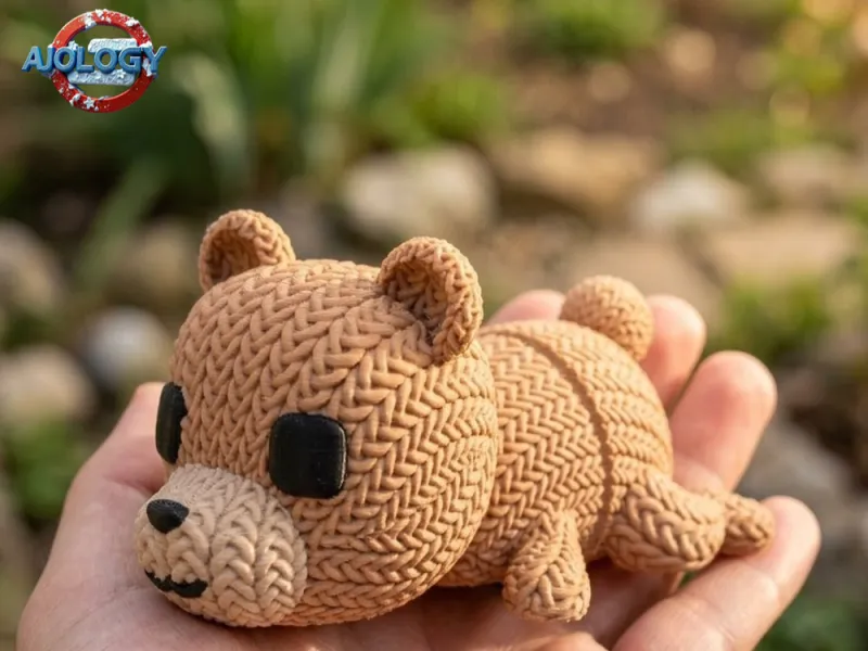 Knitted Flexi Bear STL – Knitted Bear Toy
