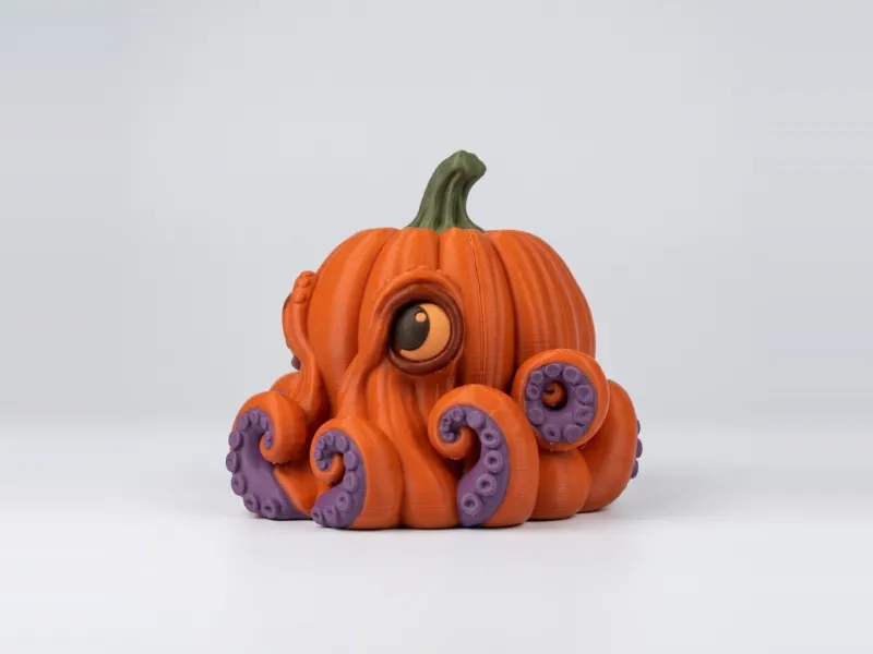 Octopus Pumpkin - Tentakel-Jack-o'-Lantern-Figurine