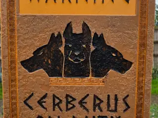 Sign Warning Cerberus