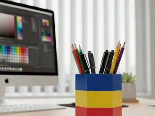 Lapicero bandera de Rumania - pencil holder