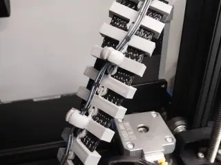 ribbon clip with wire holder