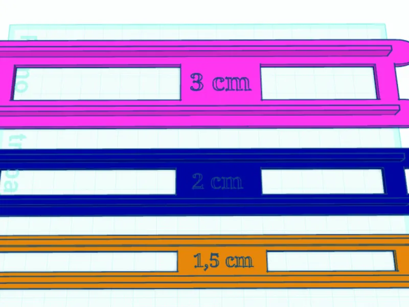 Pack de 3 reglas para Tiras de Ceramica