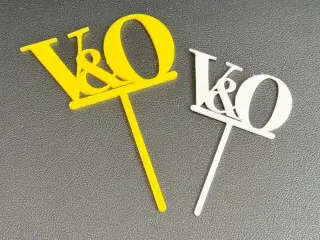 V&O topper cake