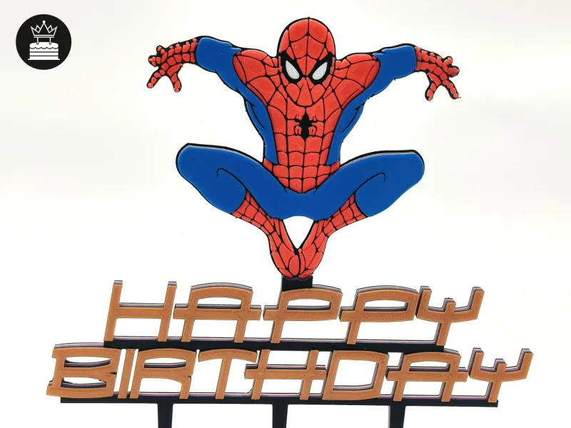 Topo de Bolo do Homem-Aranha