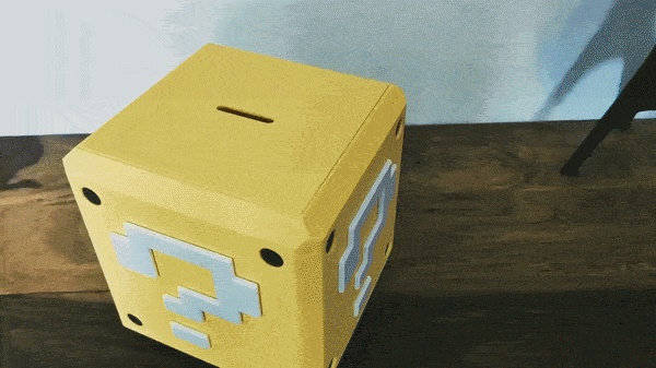 🎮 Question Block Coin Bank from Super Mario Cart // World