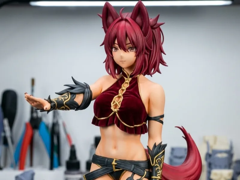 Setsuna - Figura de Anime da Garota Lobo de Gelo de Redo of Healer